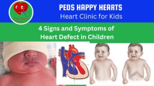 Signs of heart defect in children